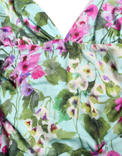 Load image into Gallery viewer, Dolce &amp; Gabbana Multicolor Floral V-neck Sheath Midi Dress
