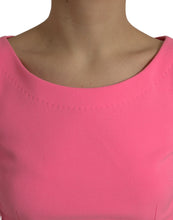 Load image into Gallery viewer, Dolce &amp; Gabbana Rose Pink Long Sleeves Bodycon Midi Dress
