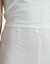 Load image into Gallery viewer, Dolce &amp; Gabbana White Nylon Strapless Bodycon Jumpsuit Dress
