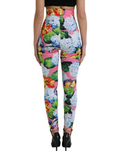 Load image into Gallery viewer, Dolce &amp; Gabbana Multicolor Floral High Waist Leggings Pants
