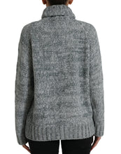 Load image into Gallery viewer, Dolce &amp; Gabbana Gray Cashmere Turtle Neck Pullover Sweater
