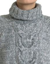 Load image into Gallery viewer, Dolce &amp; Gabbana Gray Cashmere Turtle Neck Pullover Sweater
