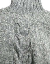 Load image into Gallery viewer, Dolce &amp; Gabbana Gray Cashmere Turtle Neck Pullover Sweater
