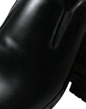 Load image into Gallery viewer, Dolce &amp; Gabbana Black Leather Studded Loafers Dress Shoes
