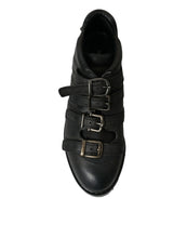 Load image into Gallery viewer, Dolce &amp; Gabbana Black Leather Strap Men Ankle Boots Shoes
