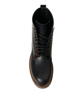 Load image into Gallery viewer, Dolce &amp; Gabbana Black Leather Military Combat Boots Shoes
