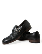 Load image into Gallery viewer, Dolce &amp; Gabbana Black Leather Strap Mocassin Dress Shoes
