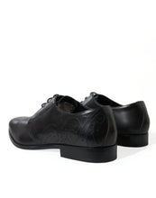 Load image into Gallery viewer, Dolce &amp; Gabbana Black Leather Lace Up Formal Derby Dress Shoes
