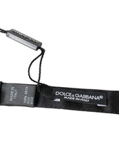 Load image into Gallery viewer, Dolce &amp; Gabbana Elegant Silk Black Bow Tie for Gentleman
