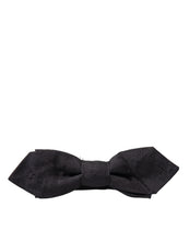 Load image into Gallery viewer, Dolce &amp; Gabbana Elegant Black Silk Bow Tie
