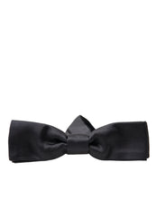 Load image into Gallery viewer, Dolce &amp; Gabbana Elegant Dark Anthracite Silk Bow Tie
