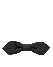 Load image into Gallery viewer, Dolce &amp; Gabbana Elegant Silk Black Bow Tie
