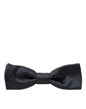 Load image into Gallery viewer, Dolce &amp; Gabbana Elegant Anthracite Gray Silk Bow Tie
