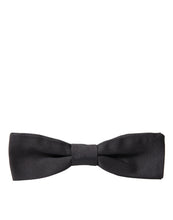 Load image into Gallery viewer, Dolce &amp; Gabbana Elegant Silk Dark Gray Bow Tie
