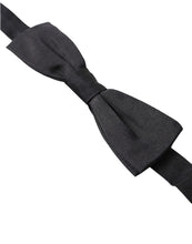 Load image into Gallery viewer, Dolce &amp; Gabbana Elegant Black Silk Bow Tie
