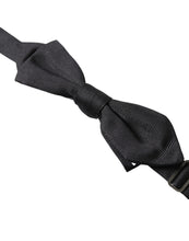 Load image into Gallery viewer, Dolce &amp; Gabbana Elegant Silk Black Bow Tie
