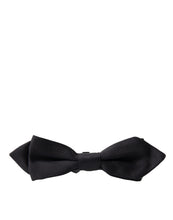 Load image into Gallery viewer, Dolce &amp; Gabbana Elegant Silk Black Bow Tie
