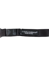 Load image into Gallery viewer, Dolce &amp; Gabbana Elegant Silk Black Bow Tie for Sophisticated Style
