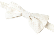 Load image into Gallery viewer, Dolce &amp; Gabbana Elegant Ivory Fantasy Pattern Silk Bow Tie
