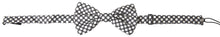 Load image into Gallery viewer, Dolce &amp; Gabbana Elegant Silk Black and White Circle Bow Tie
