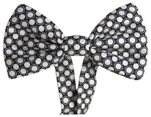 Load image into Gallery viewer, Dolce &amp; Gabbana Elegant Silk Black and White Circle Bow Tie
