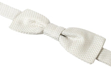 Load image into Gallery viewer, Dolce &amp; Gabbana Elegant Ivory Silk Bow Tie
