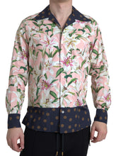 Load image into Gallery viewer, Dolce &amp; Gabbana Cotton Polka Dot Lily Print Collared Shirt
