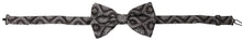 Load image into Gallery viewer, Dolce &amp; Gabbana Elegant Silk Tied Bow Tie in Black &amp; White
