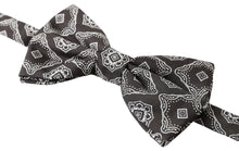 Load image into Gallery viewer, Dolce &amp; Gabbana Elegant Silk Tied Bow Tie in Black &amp; White
