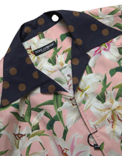 Load image into Gallery viewer, Dolce &amp; Gabbana Cotton Polka Dot Lily Print Collared Shirt
