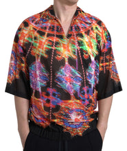 Load image into Gallery viewer, Dolce &amp; Gabbana Multicolor Luminarie Print Cotton Polo Shirt
