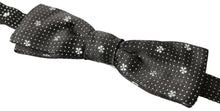 Load image into Gallery viewer, Dolce &amp; Gabbana Elegant Black Silk Bow Tie
