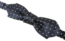 Load image into Gallery viewer, Dolce &amp; Gabbana Elegant Blue Silk Bow Tie
