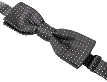 Load image into Gallery viewer, Dolce &amp; Gabbana Elegant Silk Black Bow Tie
