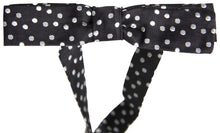 Load image into Gallery viewer, Dolce &amp; Gabbana Elegant Black Silk Bow Tie with Logo Detail
