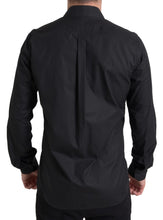 Load image into Gallery viewer, Dolce &amp; Gabbana Black Collared Long Sleeve MARTINI Shirt
