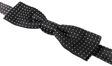 Load image into Gallery viewer, Dolce &amp; Gabbana Elegant Silk Black Bow Tie
