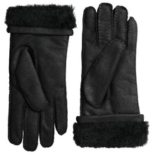 Load image into Gallery viewer, Dolce &amp; Gabbana Elegant Black Leather Winter Gloves
