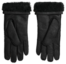 Load image into Gallery viewer, Dolce &amp; Gabbana Elegant Black Leather Winter Gloves
