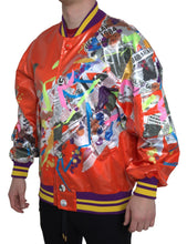 Load image into Gallery viewer, Dolce &amp; Gabbana Elegant Orange Bomber Jacket - Men&#39;s Luxury Outerwear
