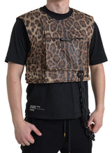 Load image into Gallery viewer, Dolce &amp; Gabbana Silk Leopard Vest Exclusive Sportswear
