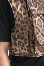 Load image into Gallery viewer, Dolce &amp; Gabbana Silk Leopard Vest Exclusive Sportswear
