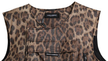 Load image into Gallery viewer, Dolce &amp; Gabbana Silk Leopard Vest Exclusive Sportswear
