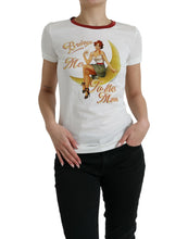 Load image into Gallery viewer, Dolce &amp; Gabbana White Bring Me To The Moon T-shirt Top
