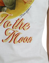 Load image into Gallery viewer, Dolce &amp; Gabbana White Bring Me To The Moon T-shirt Top
