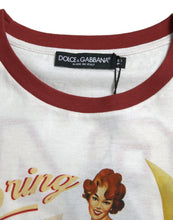 Load image into Gallery viewer, Dolce &amp; Gabbana White Bring Me To The Moon T-shirt Top
