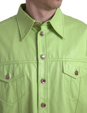 Load image into Gallery viewer, Dolce &amp; Gabbana Elegant Light Green Cotton Button Down Shirt
