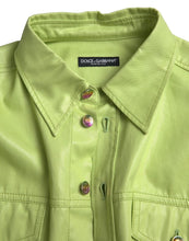 Load image into Gallery viewer, Dolce &amp; Gabbana Elegant Light Green Cotton Button Down Shirt
