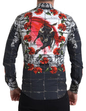 Load image into Gallery viewer, Dolce &amp; Gabbana Floral Bull Print Casual Cotton Shirt
