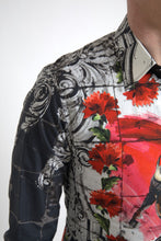 Load image into Gallery viewer, Dolce &amp; Gabbana Floral Bull Print Casual Cotton Shirt
